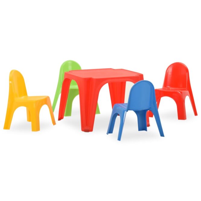 Värviline laste laua- ja toolikomplekt loob teie lastele suurepärase koha. Andke neile oma ruum
